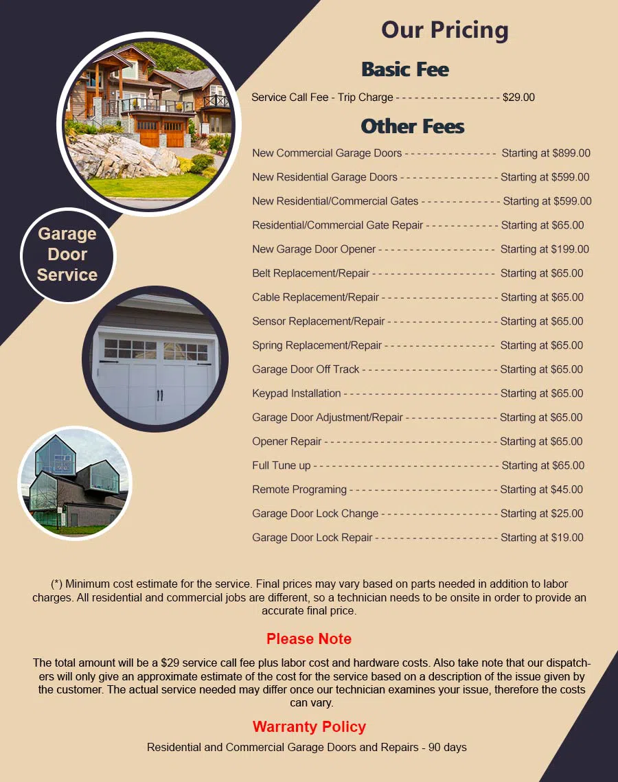 Garage Door Mobile Service Haltom City, TX 817-381-4704